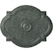 Ekena Millwork Waltz Ceiling Medallion (Canopies up to 4 1/2"), 21 1/4"W x 17 3/8"H x 1"P, Athenian Green Crackle CM21WAAGC - alternate 1